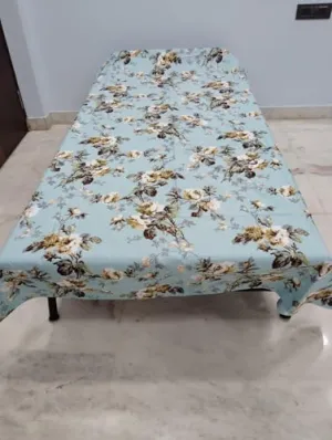 SOFT TOUCH SHEETS Queen Size Bedsheet 100x50 cm Cotton Sheet | Soft, Durable, and Comfortable | Ideal for Queen Beds | Breathable and Easy to Maintain (sea Green)