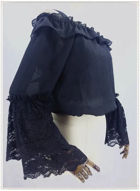 Sweet Angel~Large Princess Sleeve Chiffon Lolita Shirt