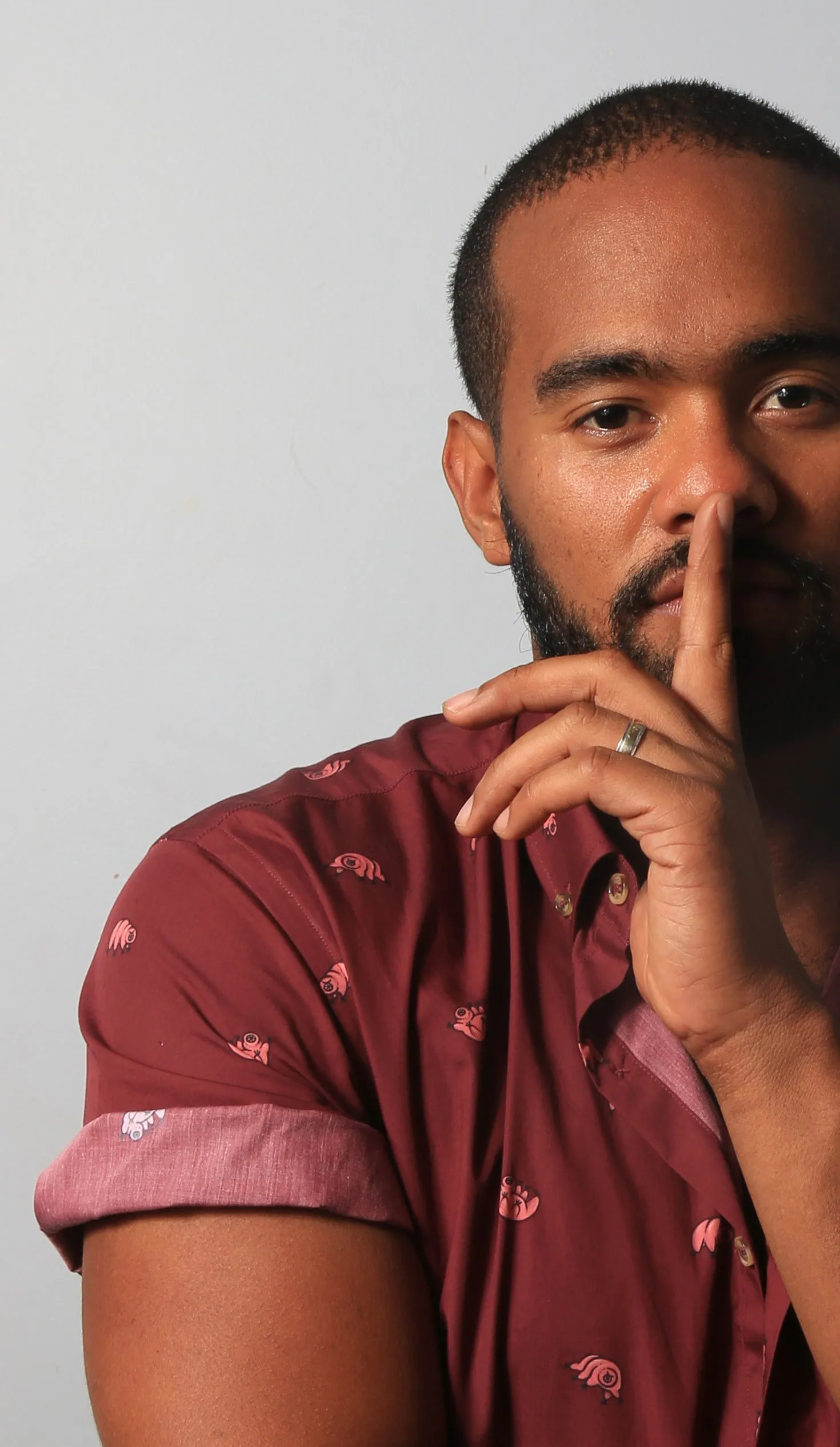 TARDIGRADE SS Button-Down Oxford Shirt | Red