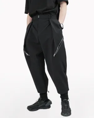 Techwear Fake Two-Piece Hakama Pants