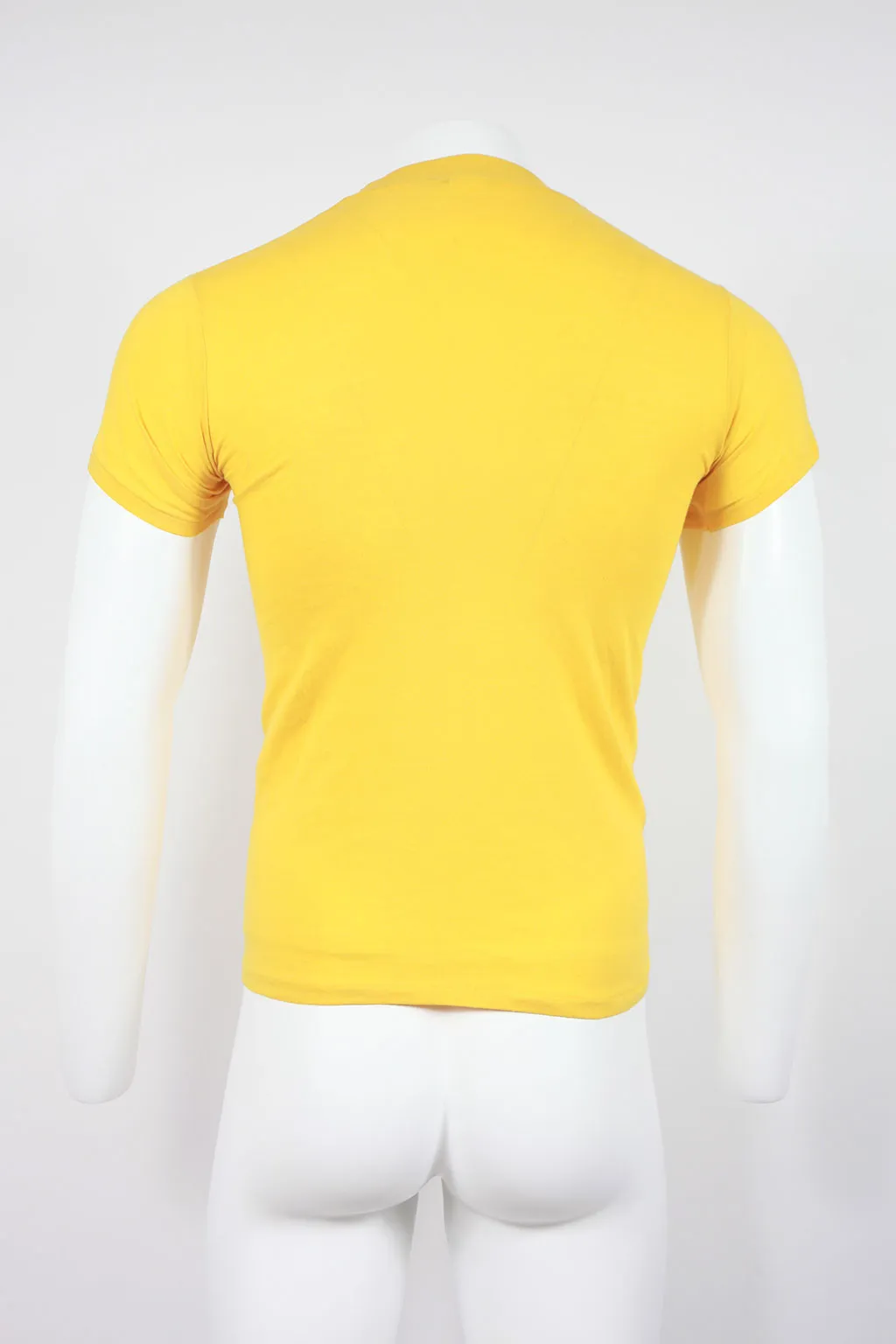 US Printed T-shirt ' Happiness Is Positive Cash Flow' Yellow  - S