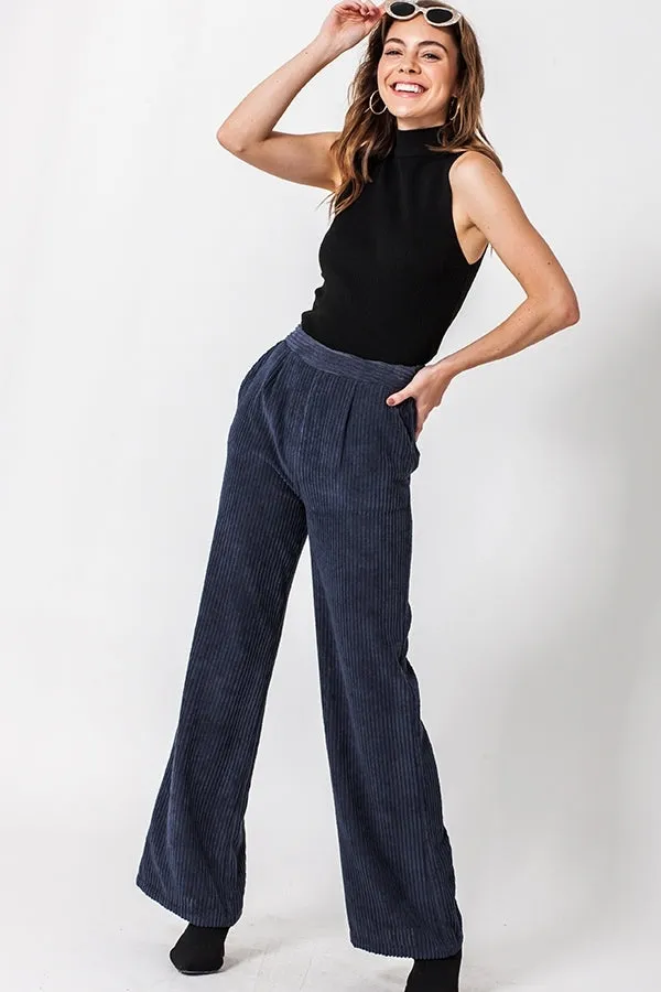 Veronica Wide Leg Corduroy Pants