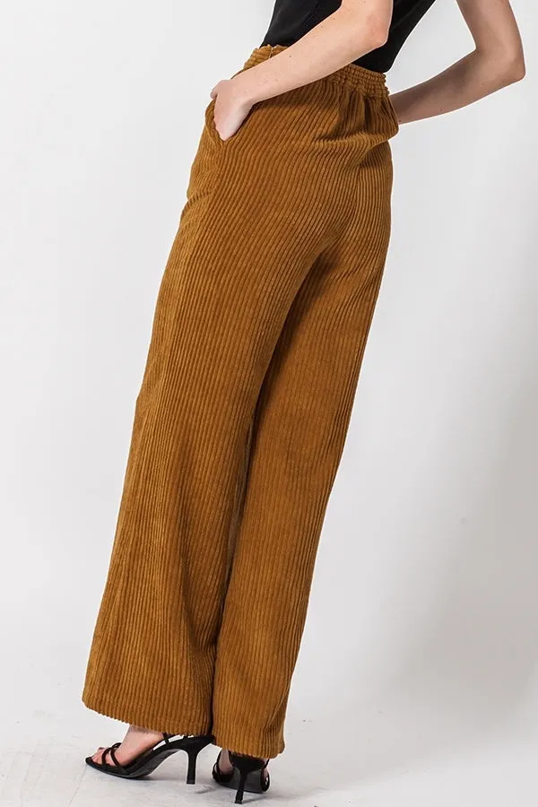 Veronica Wide Leg Corduroy Pants