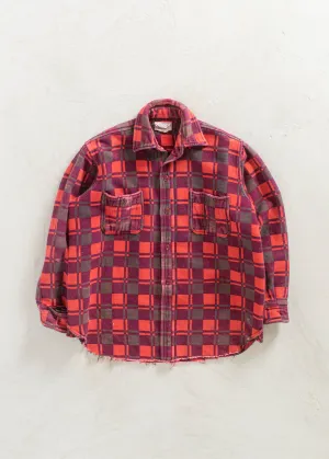 Vintage 1980s Champion Cotton Flannel Button Up Shirt Size S/M