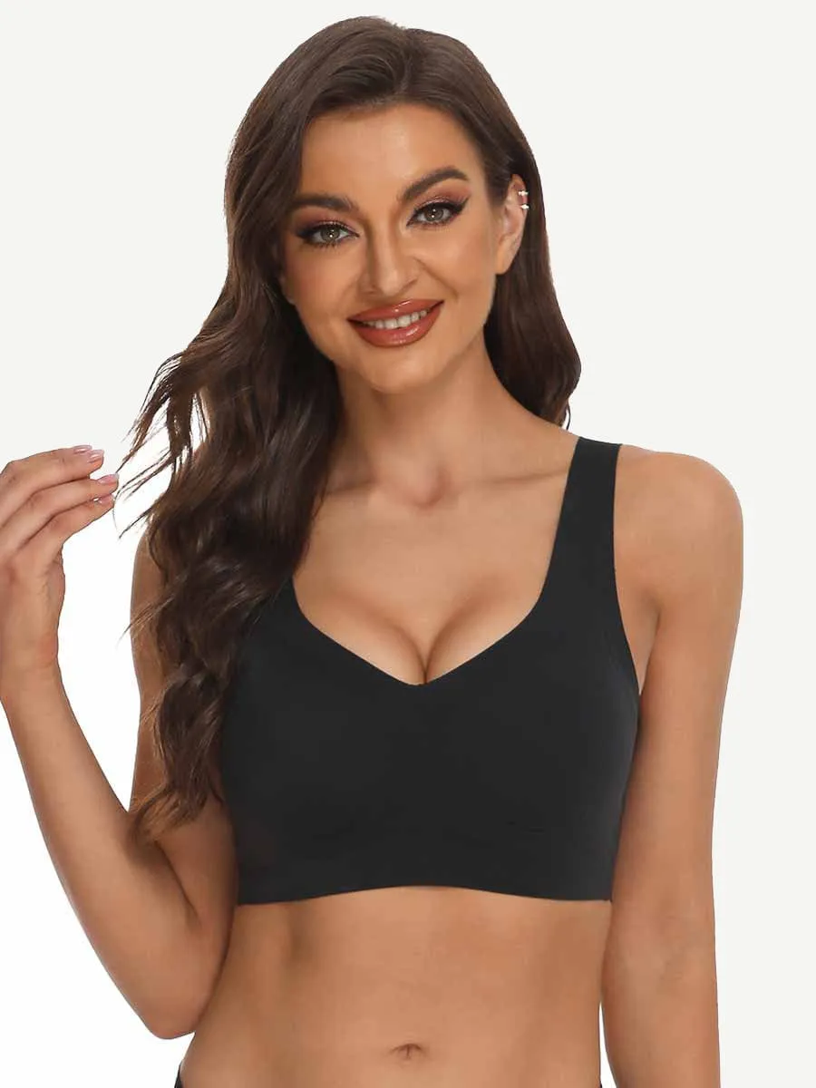 Wholesale Soft-Touch Smoothing Fabric Fashion Elasticity Seamless Bra Lightweight