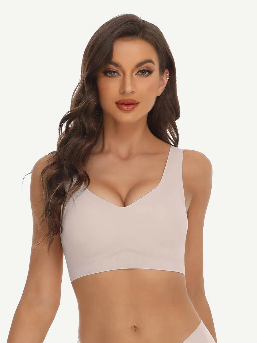 Wholesale Soft-Touch Smoothing Fabric Fashion Elasticity Seamless Bra Lightweight