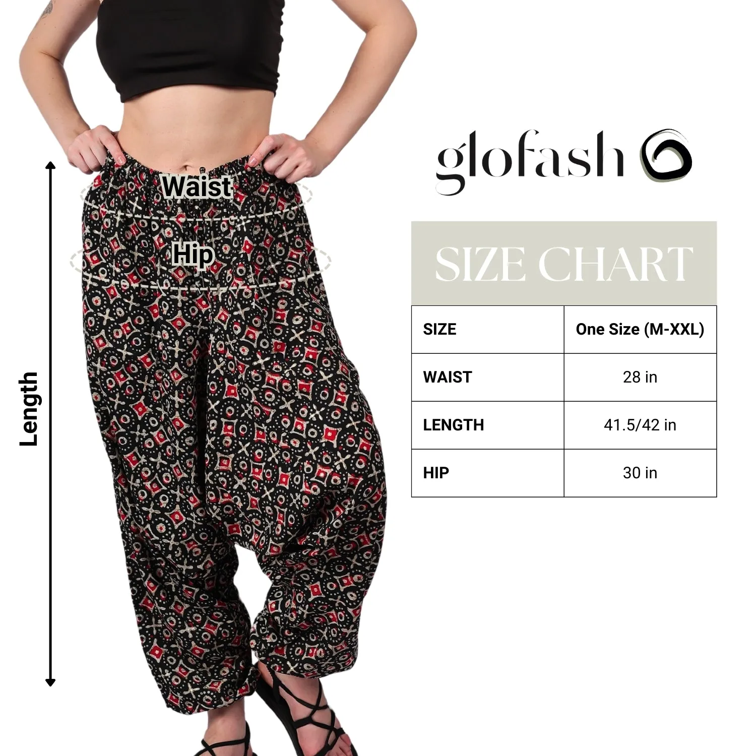 Women's Boho Harem Pants – Versatile & Beach Wear